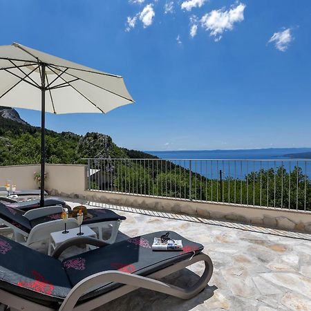 Holiday Home Marta With Heated Pool,Grill,Sea View Bast Exterior photo